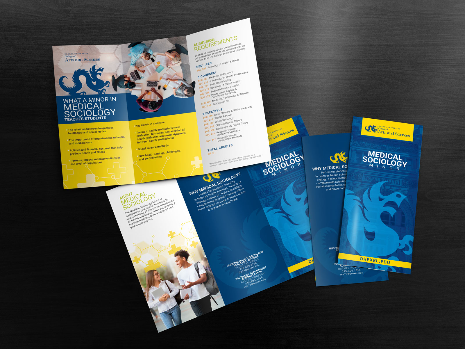 Drexel U Trifold Mockup